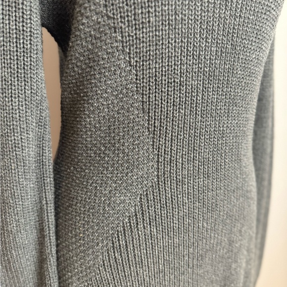 Anthropologie Ruby Moon gray knit long sleeve sweater skater dress size m - Picture 3 of 11